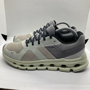 On CloudRunner Shoes Womens Size 8.5 Gray Sneakers Running Athletic Frost Aloe